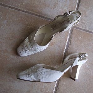 Coloriffics Dyeable Bridal High Heels, Size 6